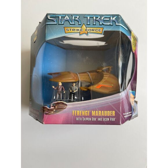 Star Trek Strike Force Lot 3 Mini Ship Replicas USS Enterprise, Ferengi, Klingon - Picture 5 of 13